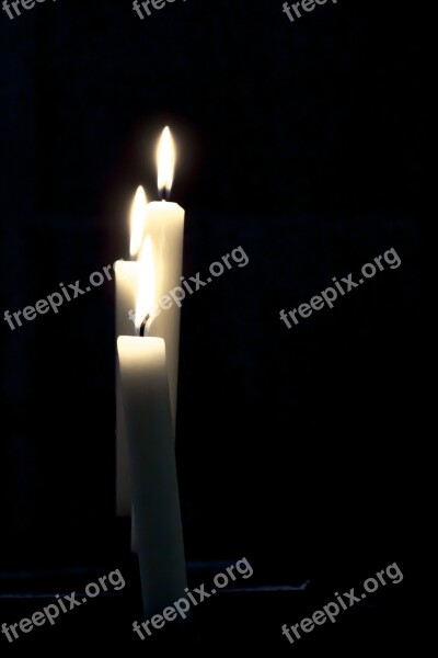 Candles Mourning Candlelight Memory Commemorate