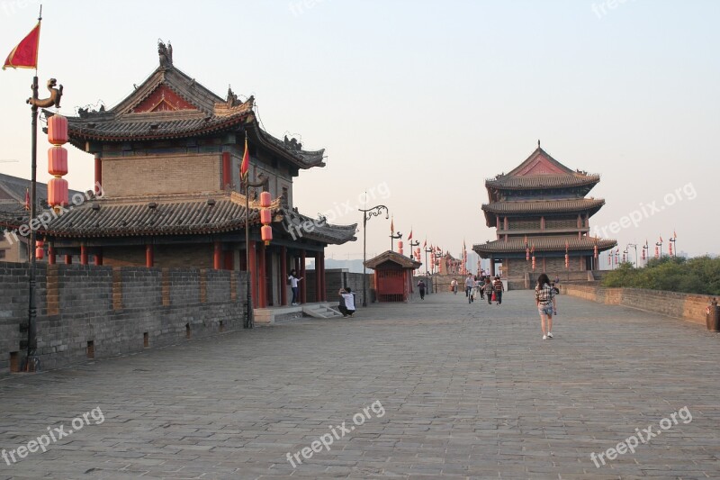 The Ancient Capital Xi'an Chinese Culture The City Walls Free Photos