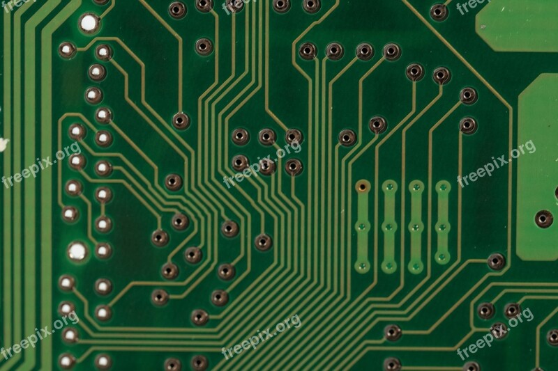 Board Computer Chip Data Processing Solder Joint