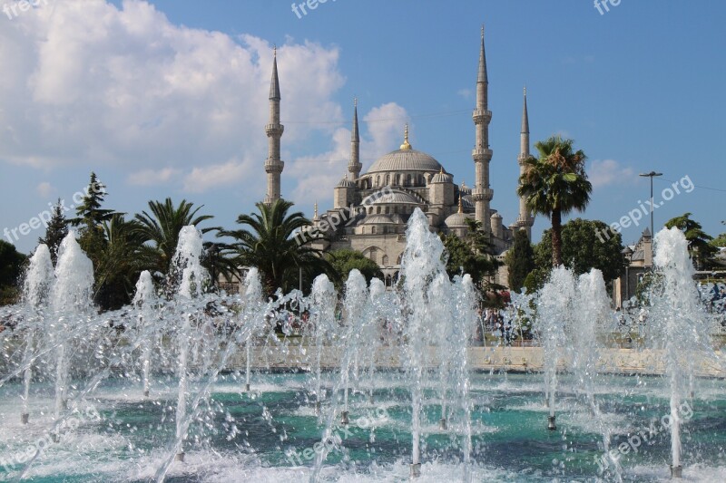 Blue Mosque Istanbul Turkish Islam Architecture