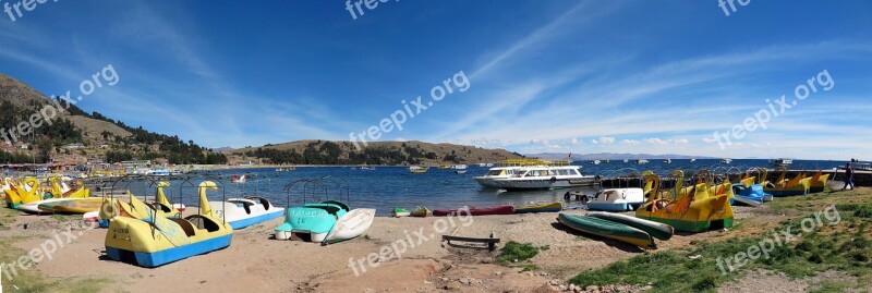 Copacabana Lake Titicaca Paddle Boat Travel