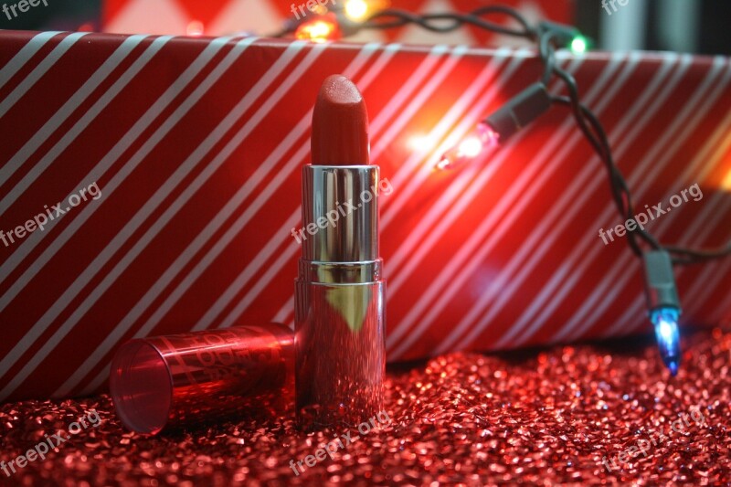 Lipstick Decor Red Present Gift