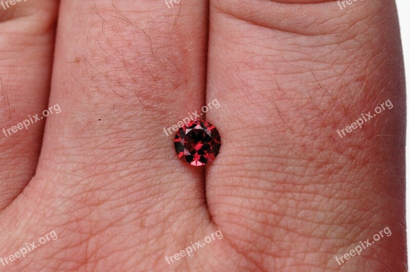 Gem Gemstone Garnet Brilliant Mineral