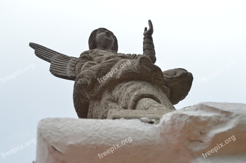 Statue Angel Church Free Photos