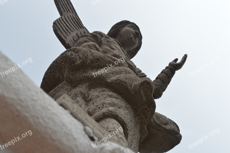 Statue Angel Church Free Photos