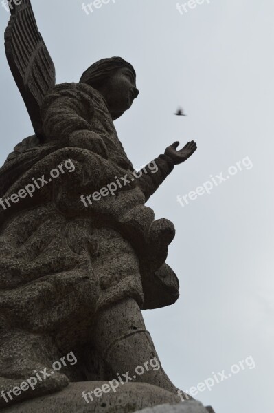 Statue Angel Church Free Photos