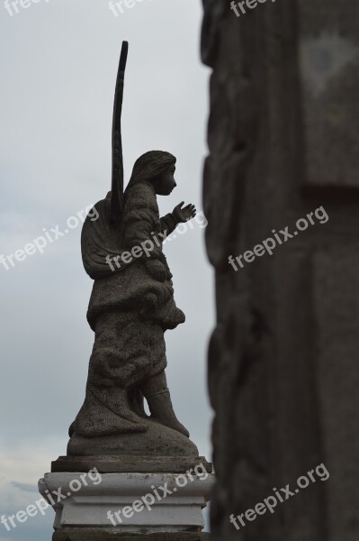 Statue Angel Church Free Photos