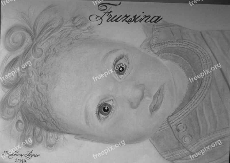 Portrait Drawing Graphite Art Pencil