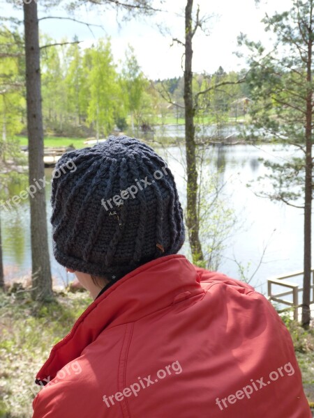 Nature Lonely Lake Think Landscape