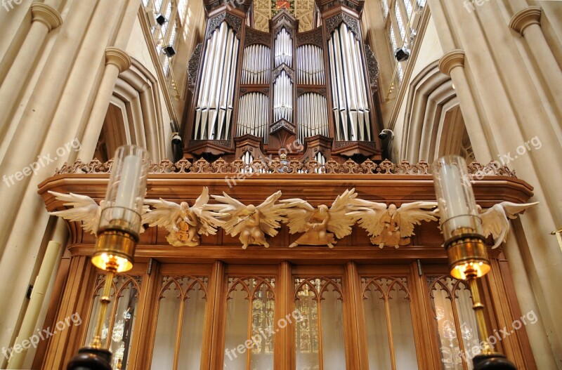 Bath Abbey Organ Church England Anglican