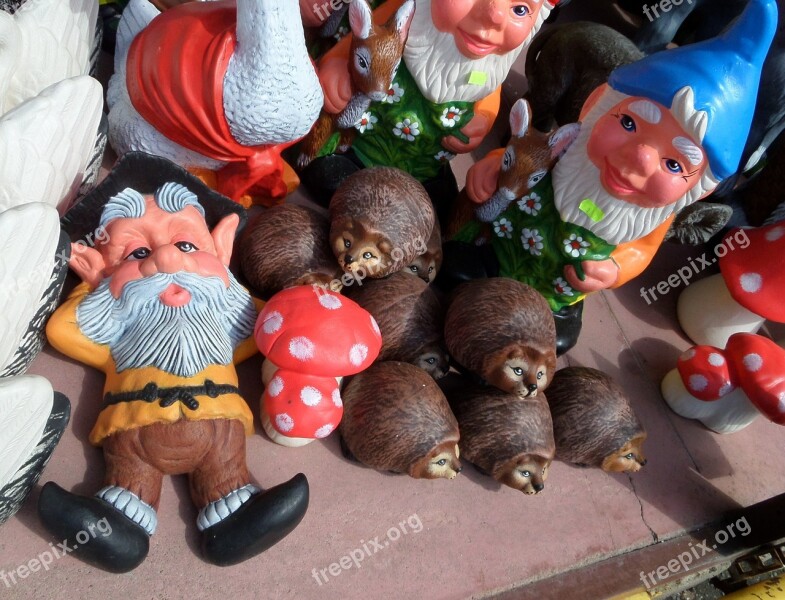 Gnome Mushroom Toy Free Photos