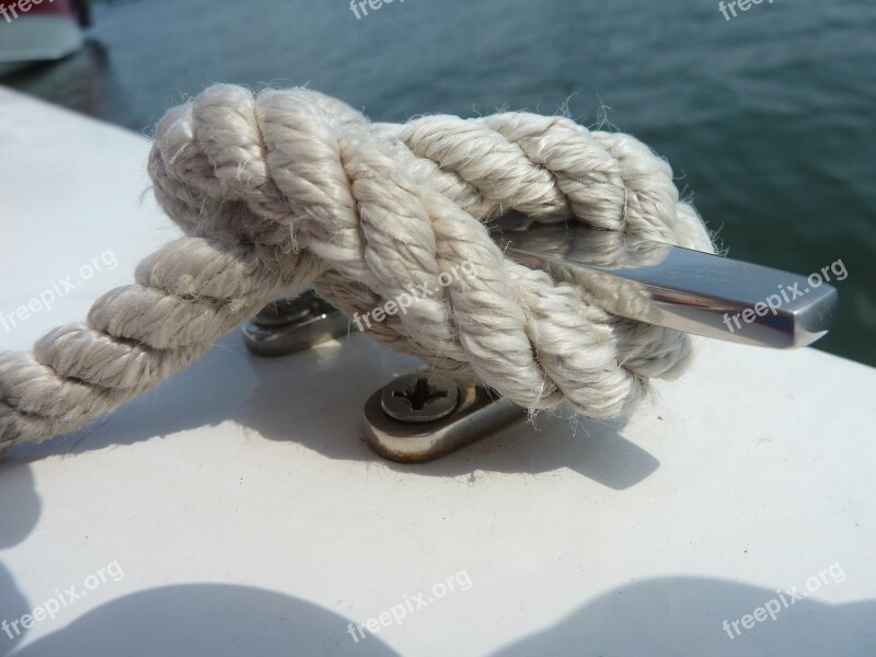 Little Boat Knot Water Free Photos