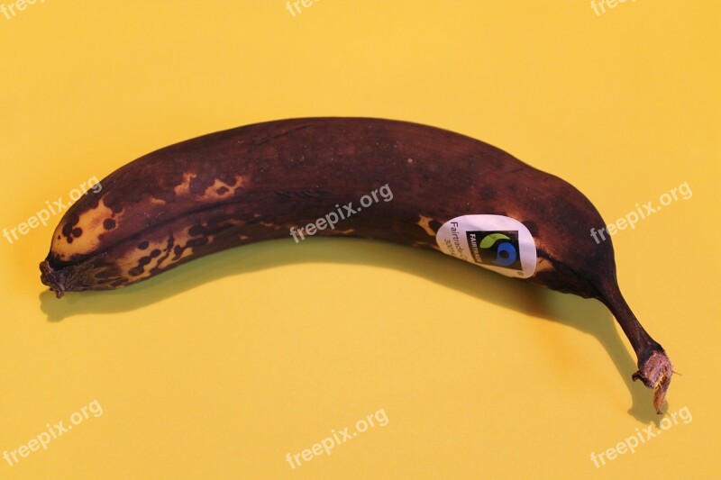 Fruit Banana Brown Scruffy Free Photos