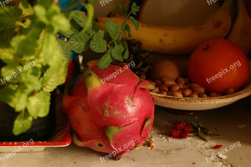 Food Fruit Dried Fruit Dragon Fruit Peanut