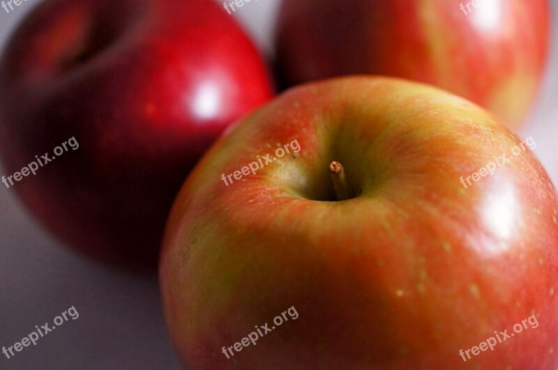 Apples Red Fruit Healthy Food