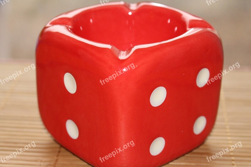 Ashtray Red Form Cube Free Photos