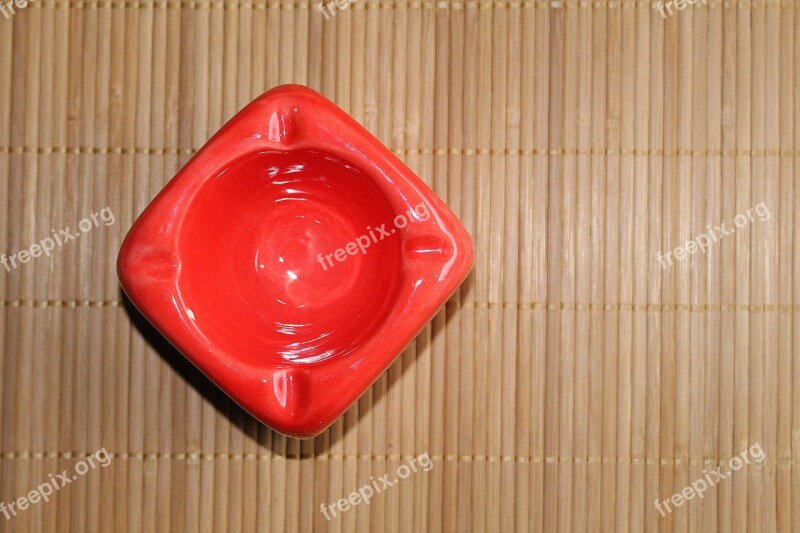 Ashtray Red Form Free Photos