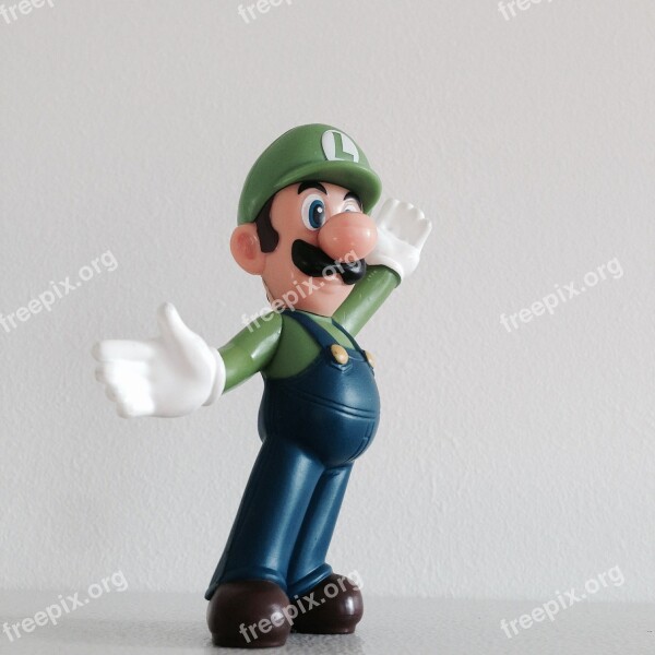 Luigi Mario Character Figure Toys