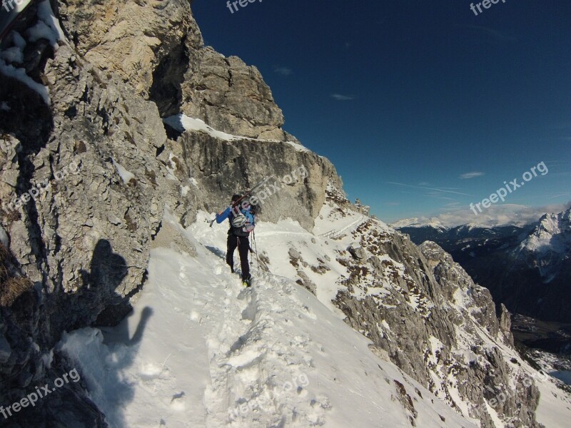 Backcountry Skiiing Snow Ski Adventure Alpine