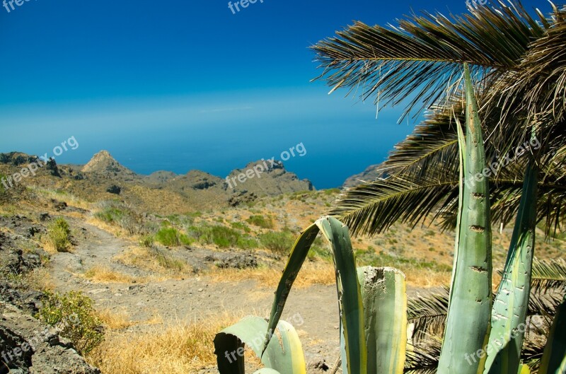 Mountains Expedition Landscape Tenerife Beauty