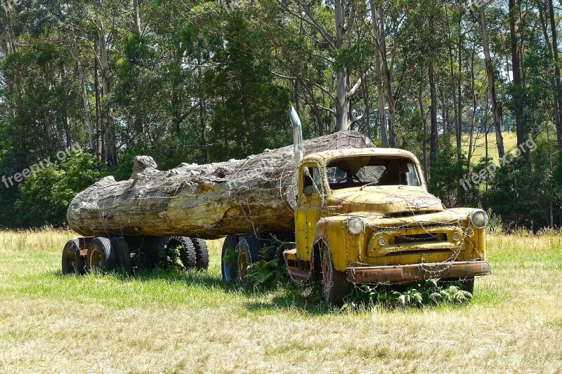 Log Truck Wreck Logging Truck Log