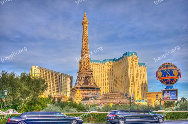 Eiffel Tower Las Vegas Paris Limousine Nevada