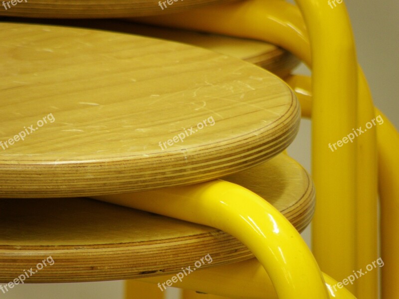 Chair Stool School Composite Free Photos