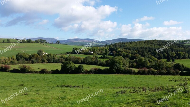 Country Land Nature Landscape Green