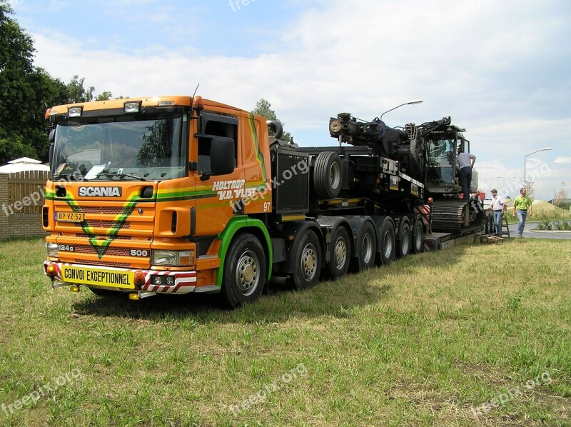 Low Loader Drilling Machine To Estonia Customs Free Photos