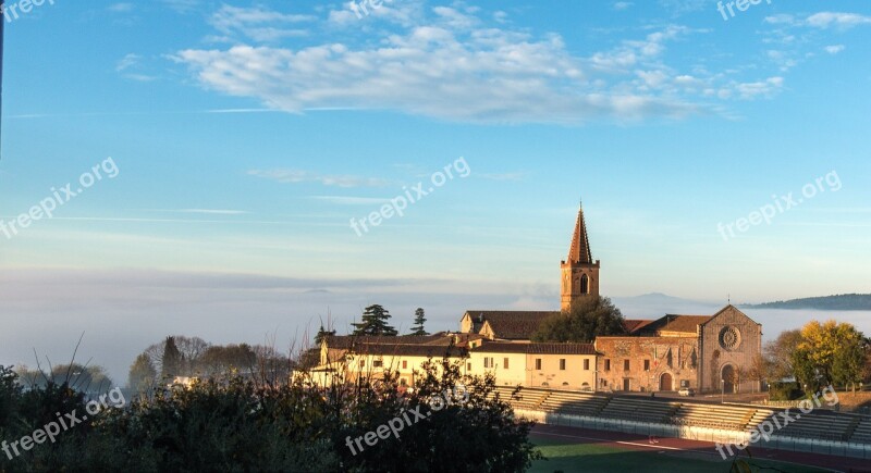 Perugia Church Santa Giuliana Landscape Italy