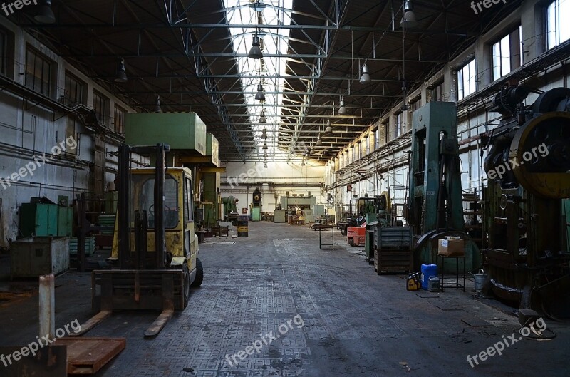 Factory Machines Lights Window Free Photos