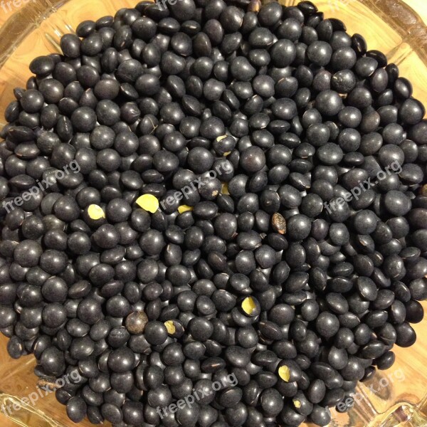 Beluga Lentils Lenses Eat Legumes Vegan