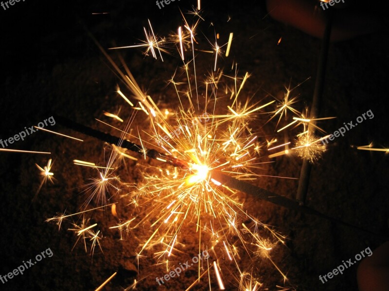 Sparkler Radio Fire Spray Light