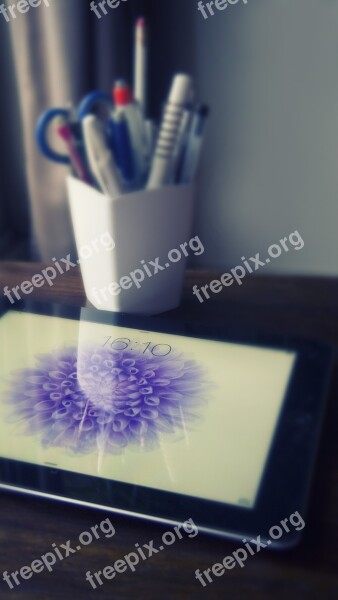 Ipad Pen Work Office Business