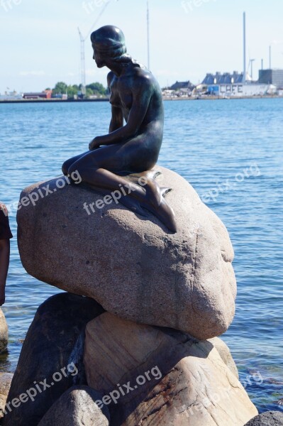 Little Mermaid Denmark Relaxation Copenhagen Mermaid