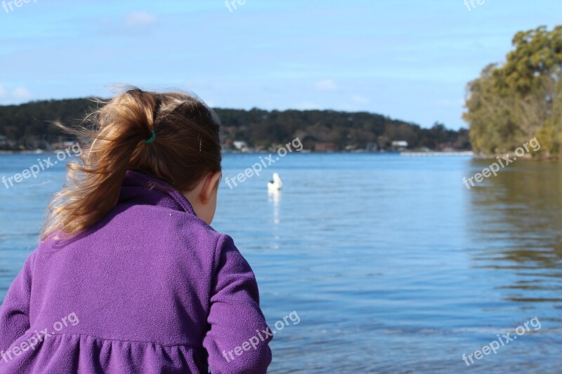 Girl Water Outdoors Holiday Female