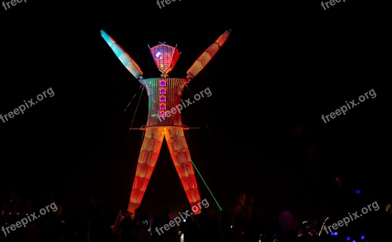 Burning Man Caravansary Festival Black Rock City Free Photos