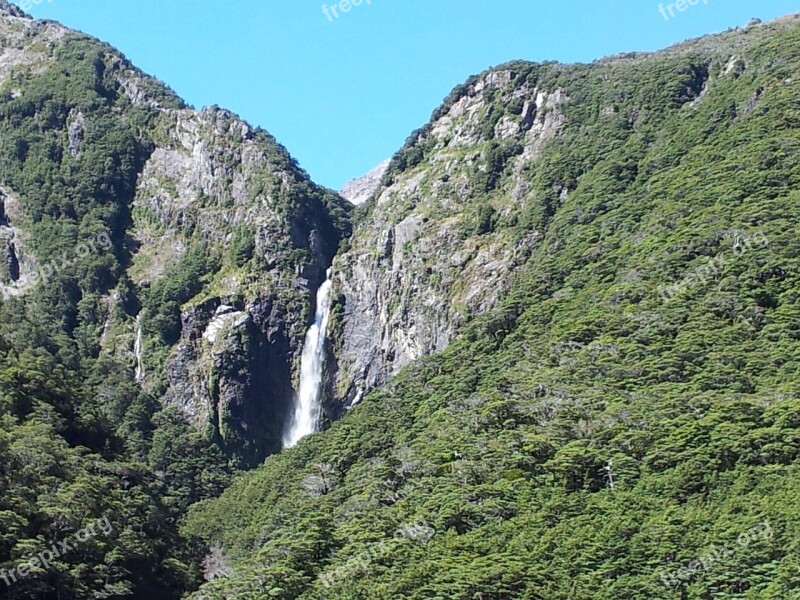 New Zealand Devil's Punchbowl Arthur's Pass Landscape