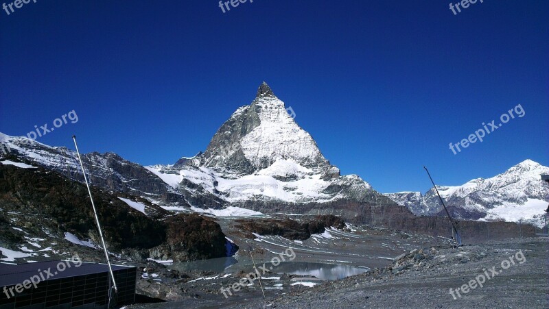 Matterhorn Landscape Rock Free Photos