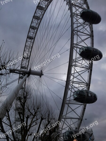 London Eye Wheel Attraction Tourism