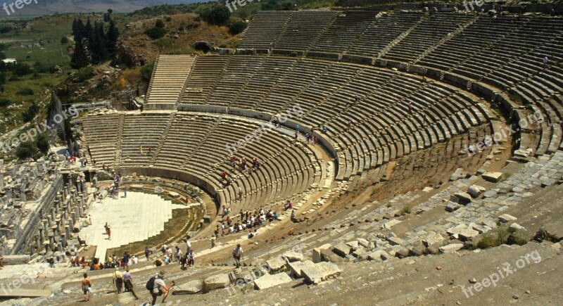 Theater Turkey Roman Antique Free Photos