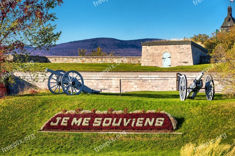 Cañoñ Memory Military Citadel Québec