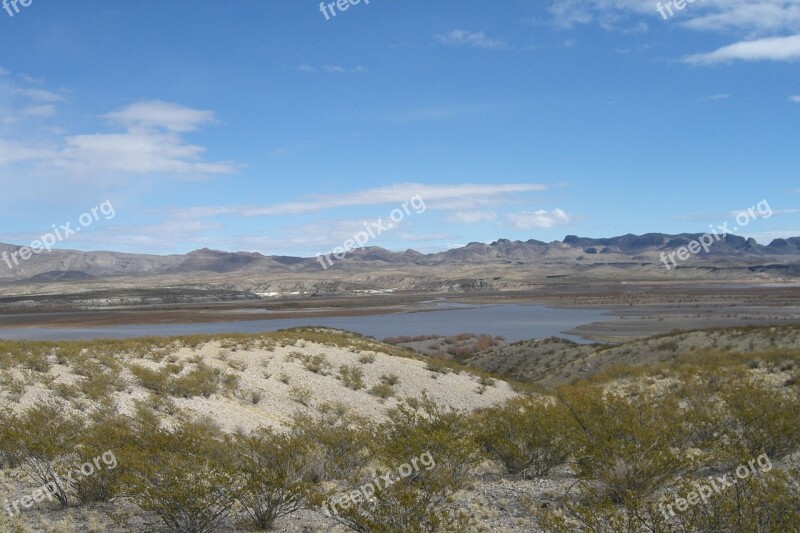 New Mexico Lake Nature Usa West