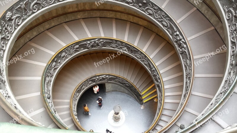 Ladder Spiral Vatican Rome Snail