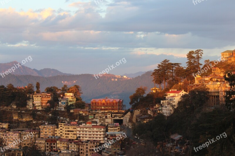 Shimla Himachal India Mall Road Free Photos