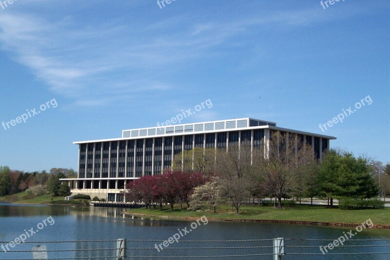 Building Offices Business Lake Architecture