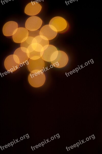 Bokeh Star Background Gold Backdrop