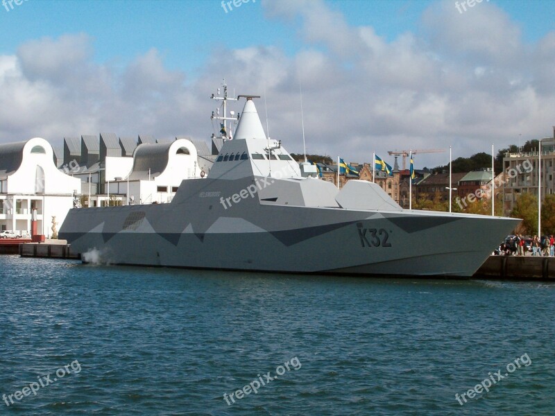 Corvette Ship Stealth Warship Patrol