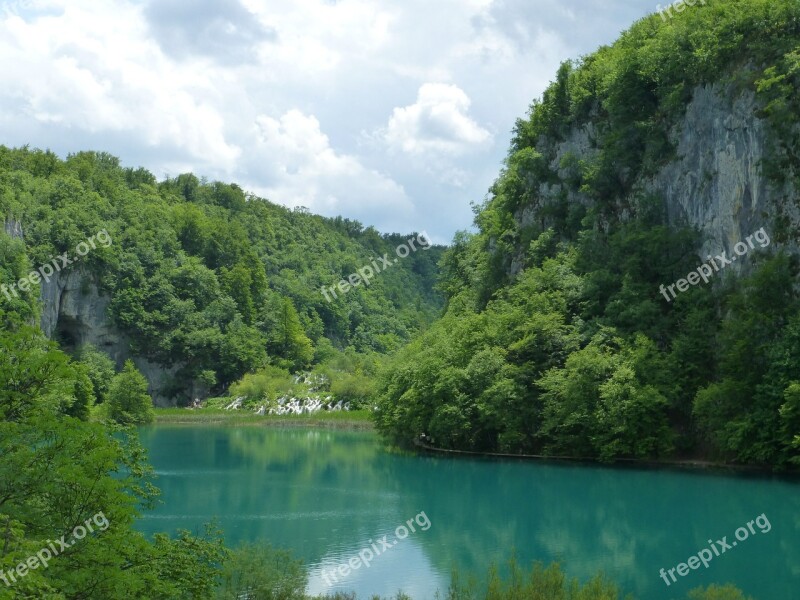 Plitvice Croatia Nature Water Free Photos