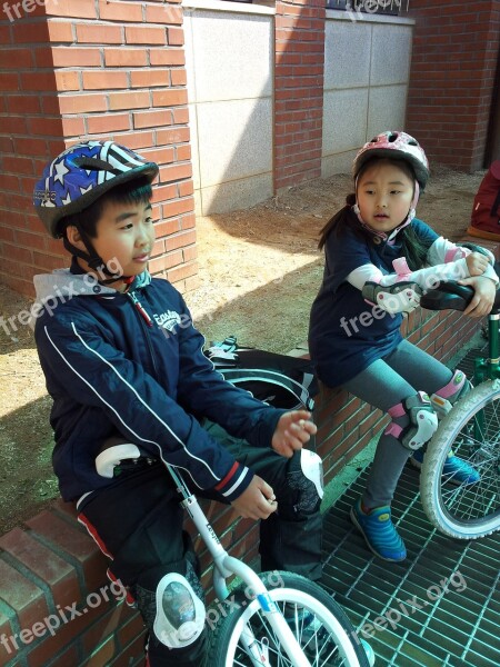 Unicycle Friends Children Free Photos